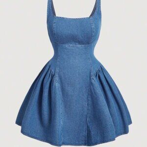 SHEIN - PLUS SIZE - DENIM DRESS - 5X - SIZE 22